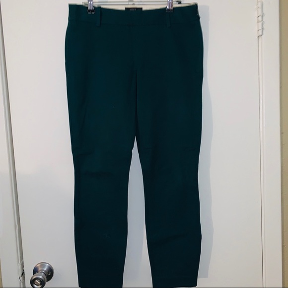 J Crew Green Slacks - Picture 2 of 7
